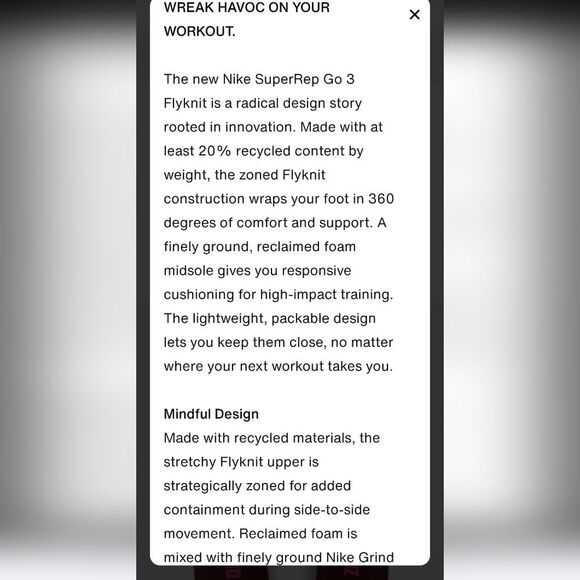 Nike SuperRep Go 3 Flyknit Next Nature - Picture 10 of 16